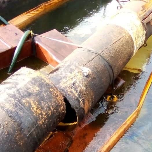 SPM buoy section afloat during load-out
